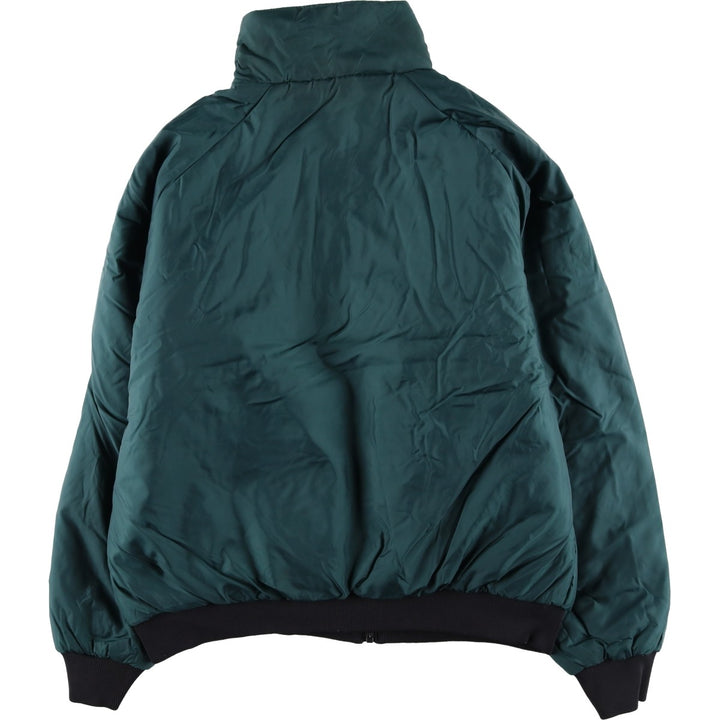 90s-00'S Columbia Reversible Padded Puffer Jacket, Men's XL Nylon Green type dark green Vintage Second Hand