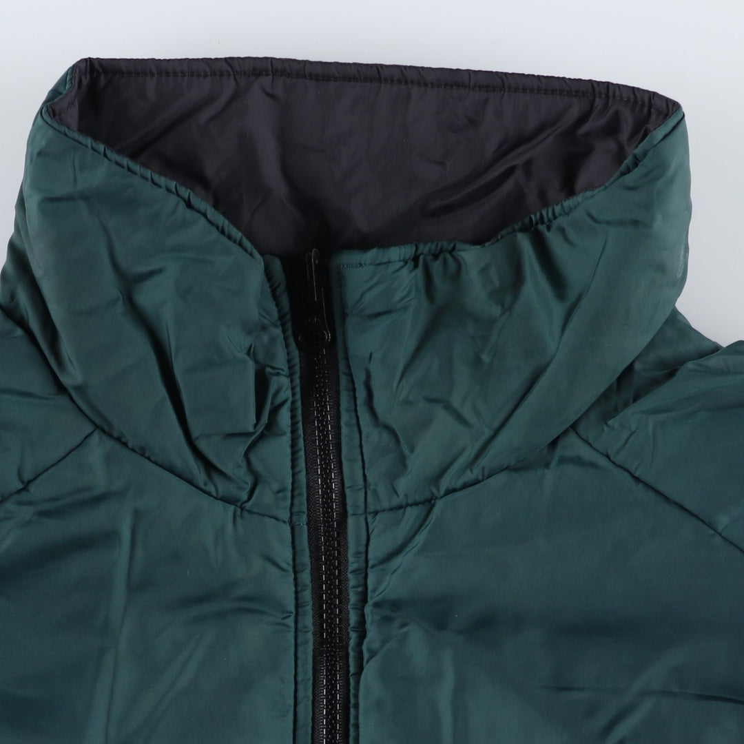 90s-00'S Columbia Reversible Padded Puffer Jacket, Men's XL Nylon Green type dark green Vintage Second Hand