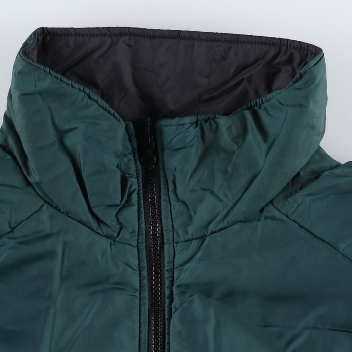 90s-00'S Columbia Reversible Padded Puffer Jacket, Men's XL Nylon Green type dark green Vintage Second Hand