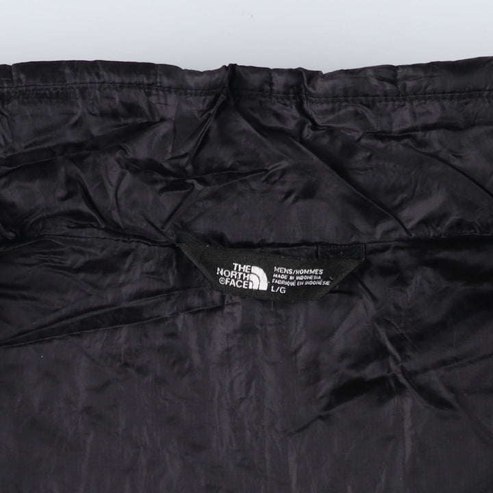 The North Face Men's Ripstop Puffer Jacket, Size L Nylon black type Vintage Second Hand
