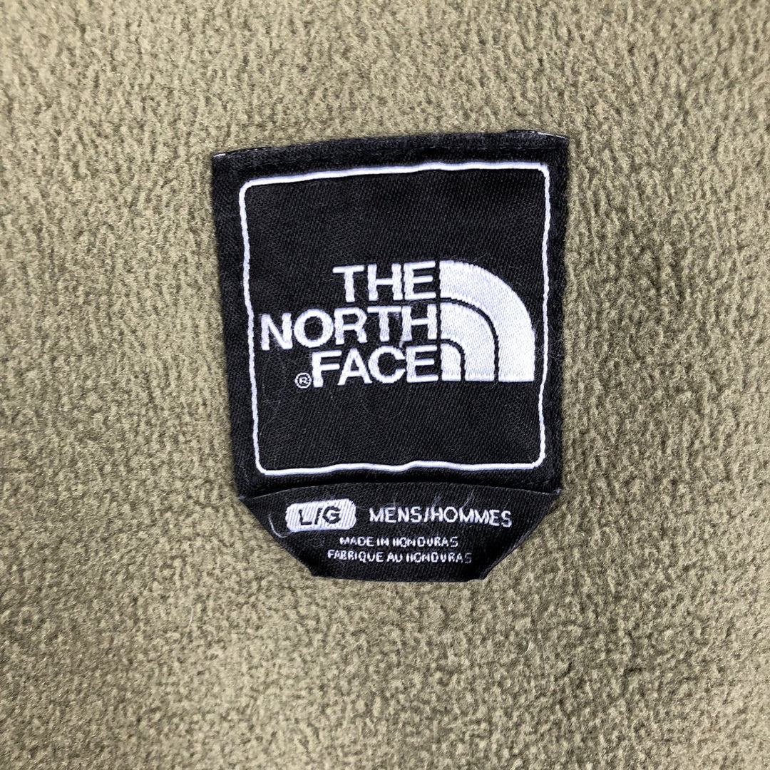 THE NORTH FACE Denali Jacket, Nylon x Fleece Jacket, Men's L size recycled polyester dark green Vintage Second Hand