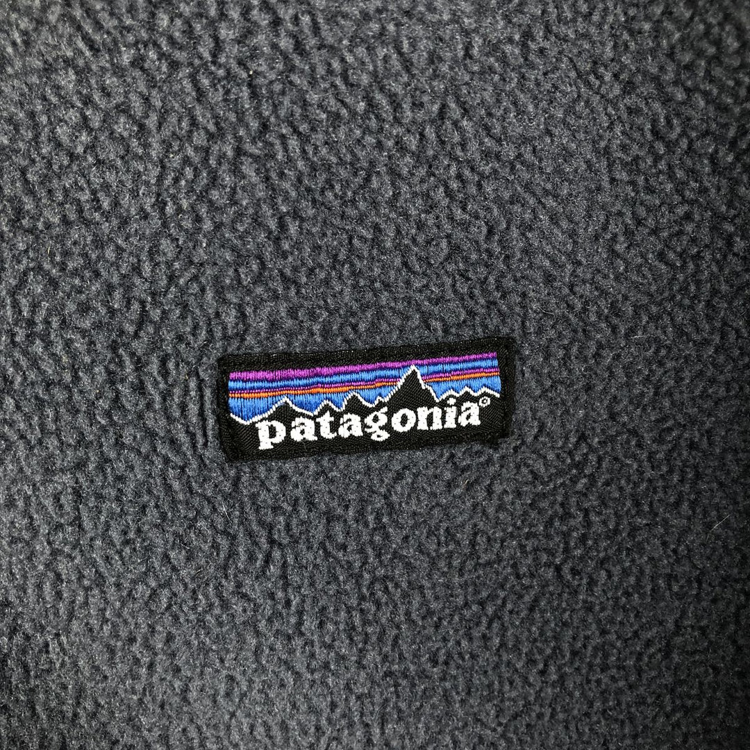 2000'S Patagonia Synchilla Half-Zip Fleece Pullover (25736F7), Men's Size Medium polyester Blue type light blue Vintage Second Hand