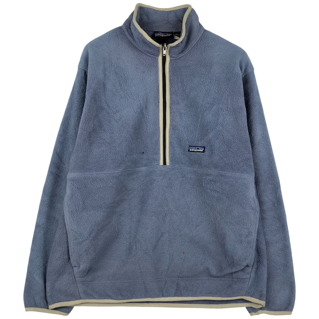 90s-00'S Patagonia Synchilla Fleece Pullover, Men's Size L polyester Blue type light blue Vintage Second Hand