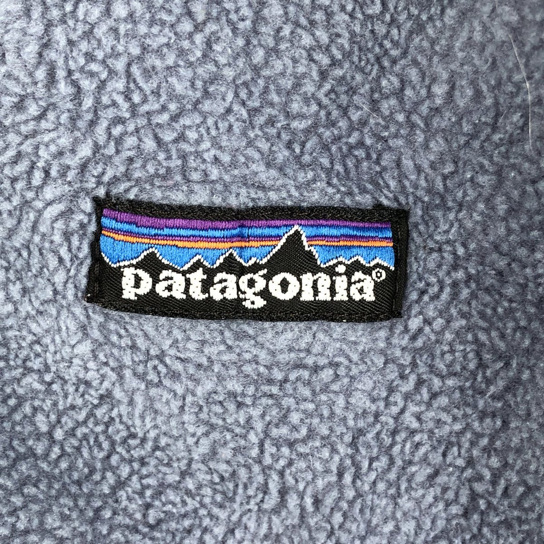 90s-00'S Patagonia Synchilla Fleece Pullover, Men's Size L polyester Blue type light blue Vintage Second Hand