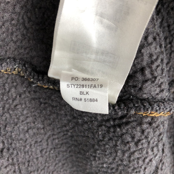 Patagonia Retro Pile Pullover 22811FA19 Half-Zip Pile Jacket, Men's Size L recycled polyester black type Vintage Second Hand