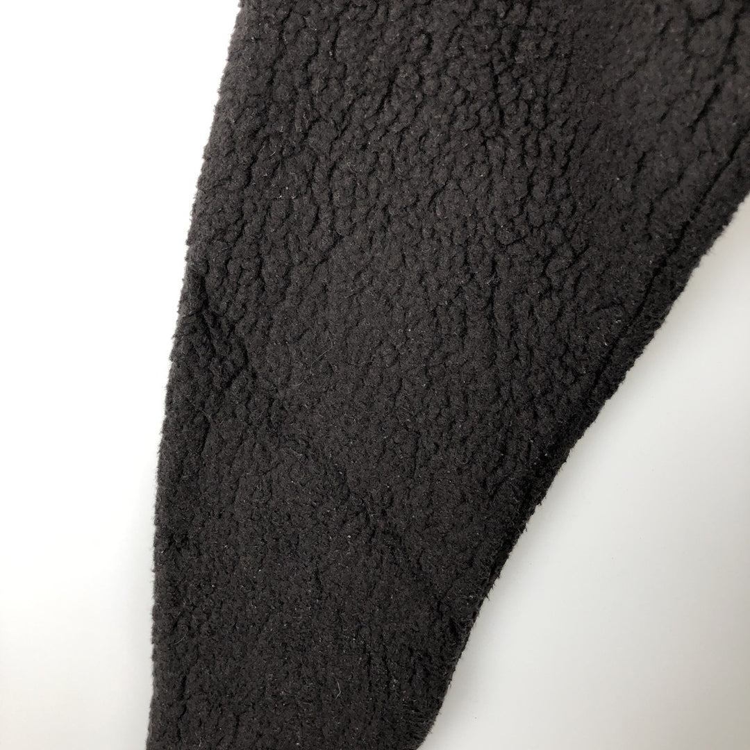 Patagonia Retro Pile Pullover 22811FA19 Half-Zip Pile Jacket, Men's Size L recycled polyester black type Vintage Second Hand