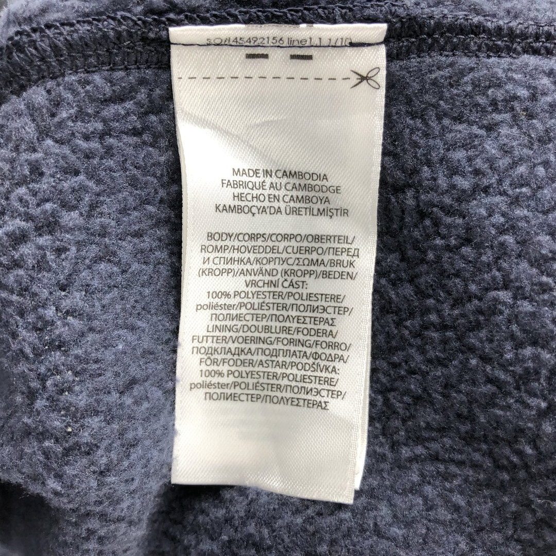 Ralph Lauren POLO RALPH LAUREN fleece jacket, men's size XL polyester navy blue type Vintage Second Hand