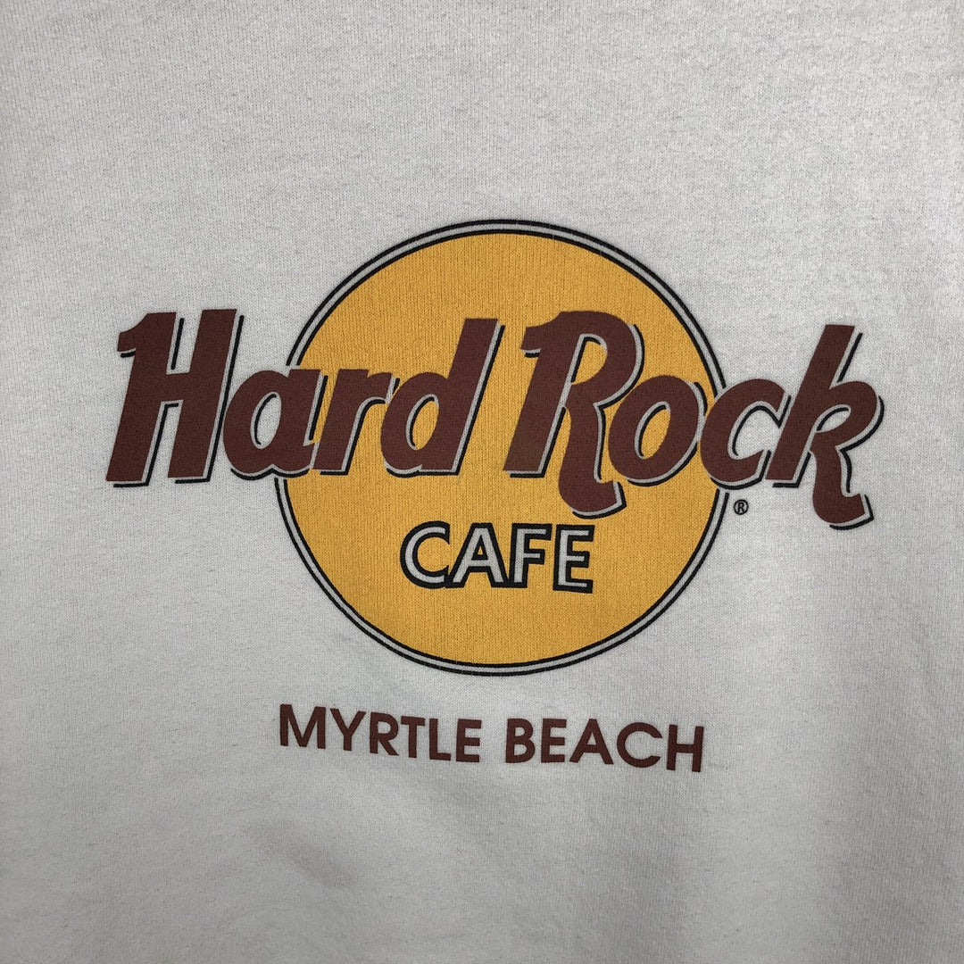 HARD ROCK CAFE Advertising Sweatshirt, Men's Size XL polyester white type Vintage Second Hand