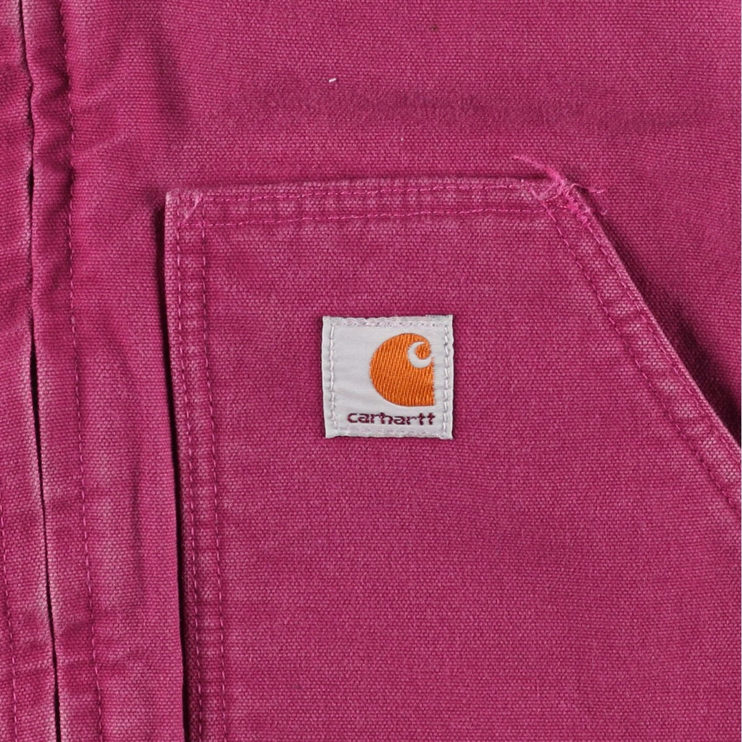 Carhartt FOR WOMEN Duck Vest, Women's Size XS cotton Purple type red-purple Vintage Second Hand