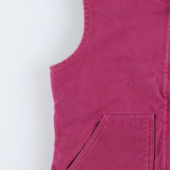 Carhartt FOR WOMEN Duck Vest, Women's Size XS cotton Purple type red-purple Vintage Second Hand