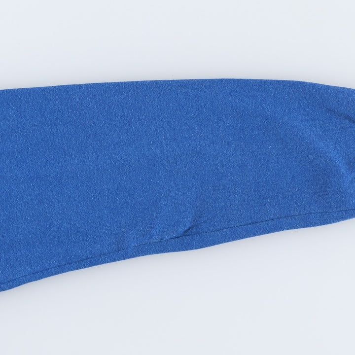 Vintage 1990'S SIGNAL Henley-neck thermal long T-shirt, Made in USA, Women's Size L polyester blue type Vintage Second Hand