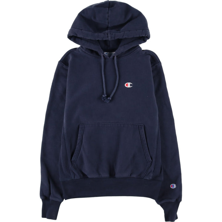 Champion REVERSE WEAVE Reverse Weave Sweat Pullover Hoodie Men's S cotton navy blue type Vintage Second Hand