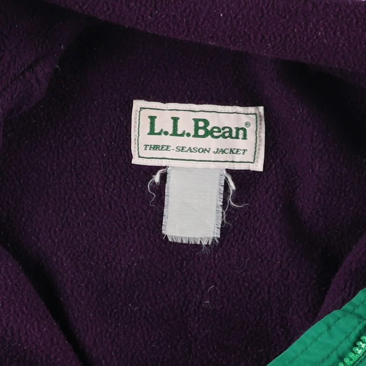 Vintage LLBean Three-Season Jacket from the 1980'S and 1990s, Men's XL unclear green type Vintage Second Hand