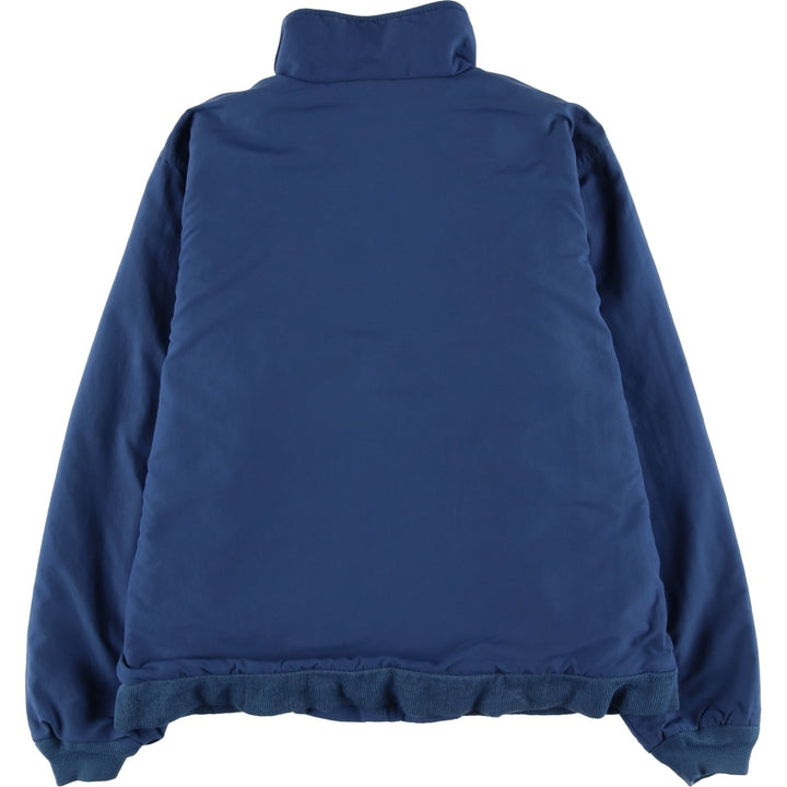 90s-00'S LLBean padded puffer jacket, men's size L Nylon Navy blue Vintage Second Hand