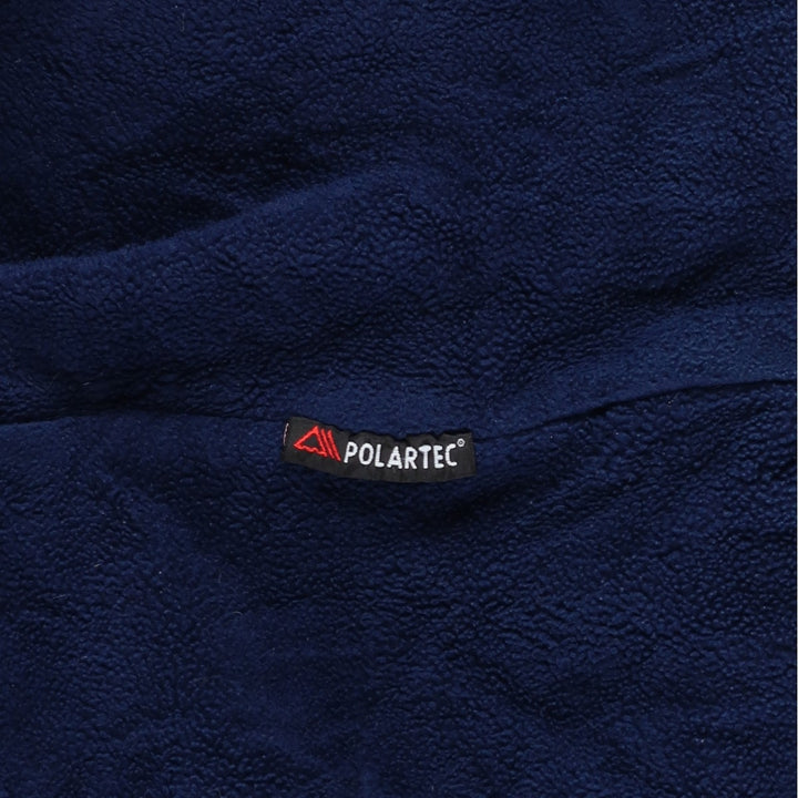 90s-00'S LLBean padded puffer jacket, men's size L Nylon Navy blue Vintage Second Hand