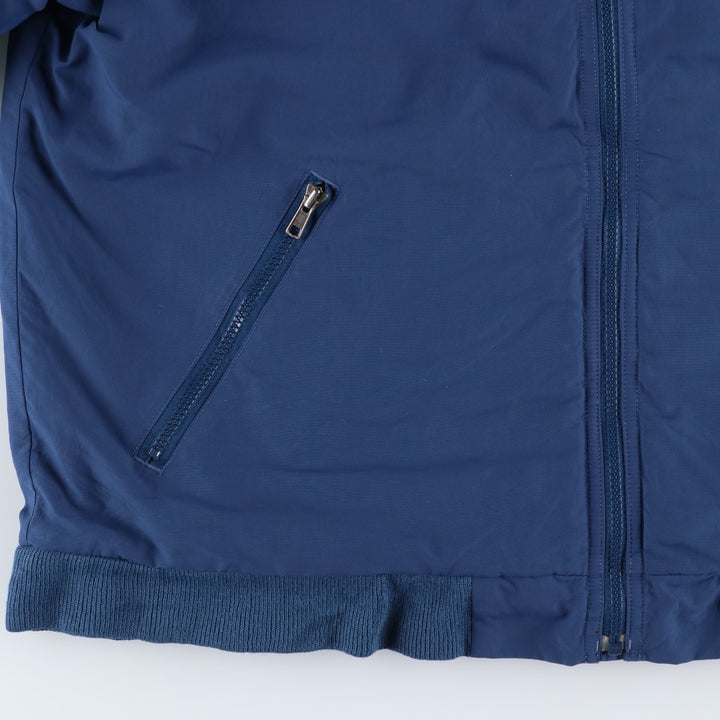 90s-00'S LLBean padded puffer jacket, men's size L Nylon Navy blue Vintage Second Hand