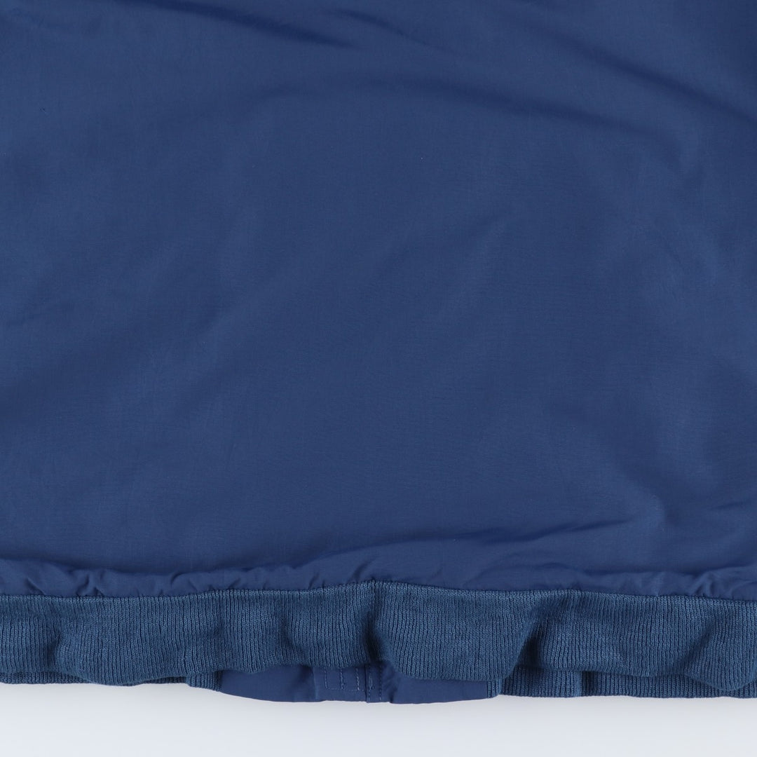 90s-00'S LLBean padded puffer jacket, men's size L Nylon Navy blue Vintage Second Hand