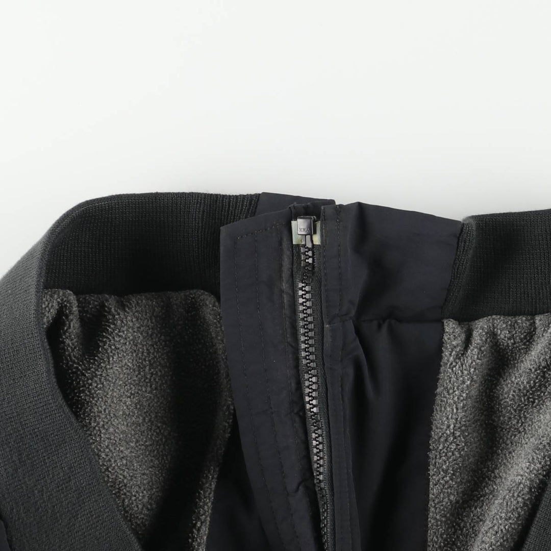 90s-00'S LLBean padded puffer jacket, men's size L Nylon black type Vintage Second Hand