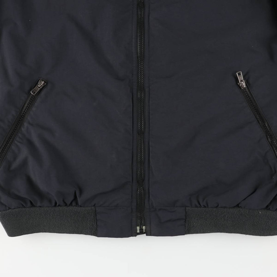 90s-00'S LLBean padded puffer jacket, men's size L Nylon black type Vintage Second Hand