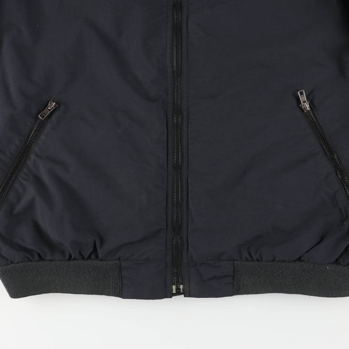 90s-00'S LLBean padded puffer jacket, men's size L Nylon black type Vintage Second Hand