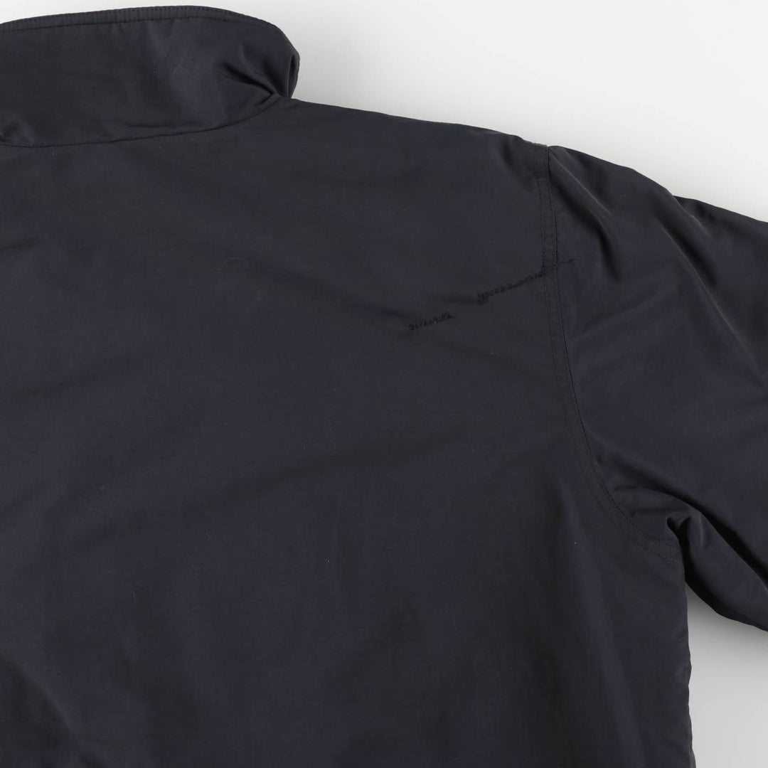 90s-00'S LLBean padded puffer jacket, men's size L Nylon black type Vintage Second Hand