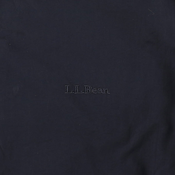 90s-00'S LLBean padded puffer jacket, men's size M Nylon black type Vintage Second Hand