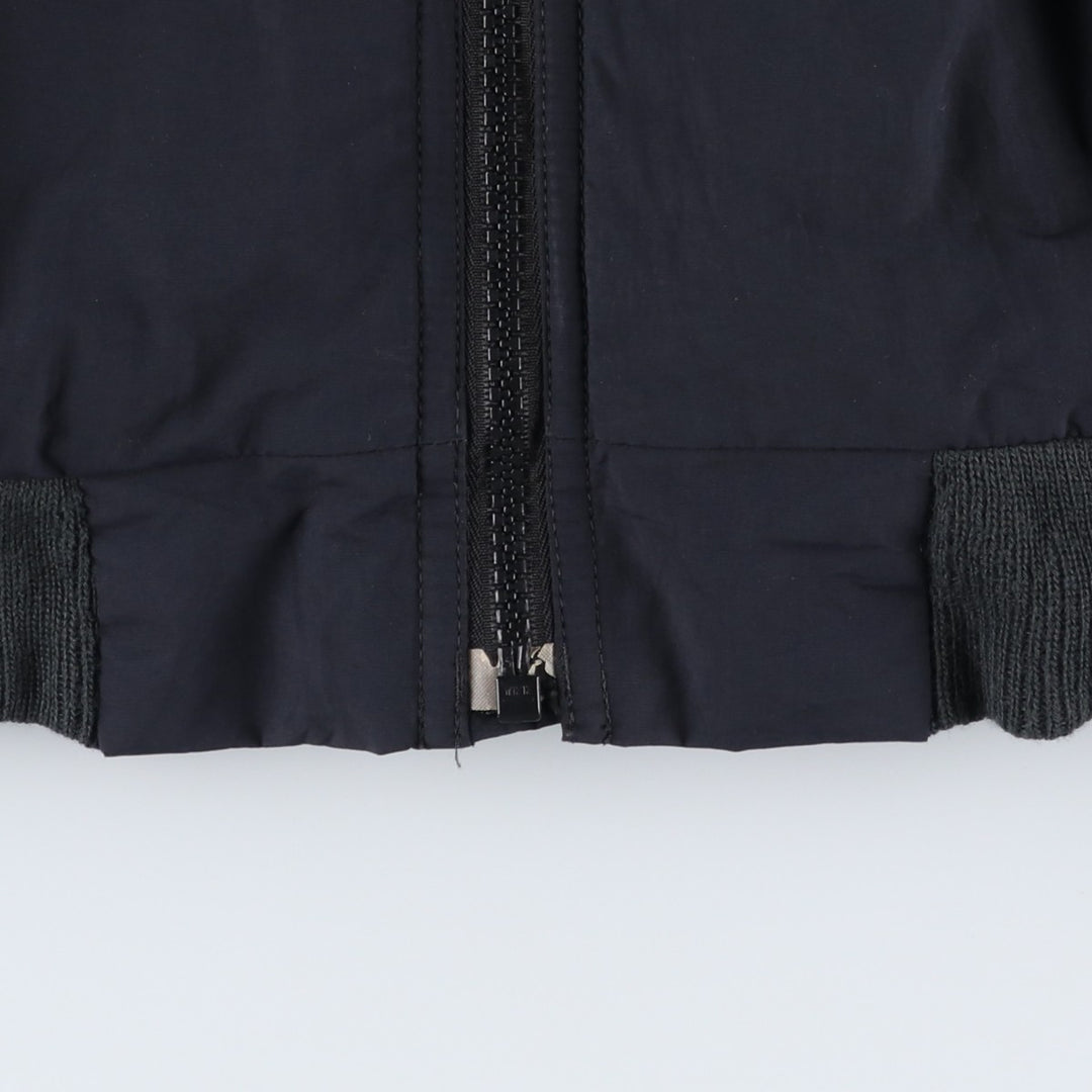 90s-00'S LLBean padded puffer jacket, men's size M Nylon black type Vintage Second Hand