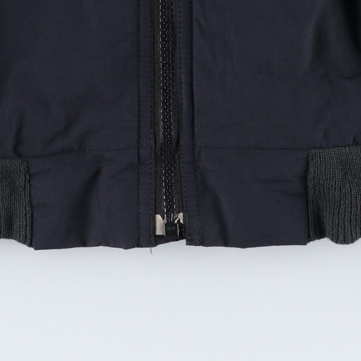 90s-00'S LLBean padded puffer jacket, men's size M Nylon black type Vintage Second Hand