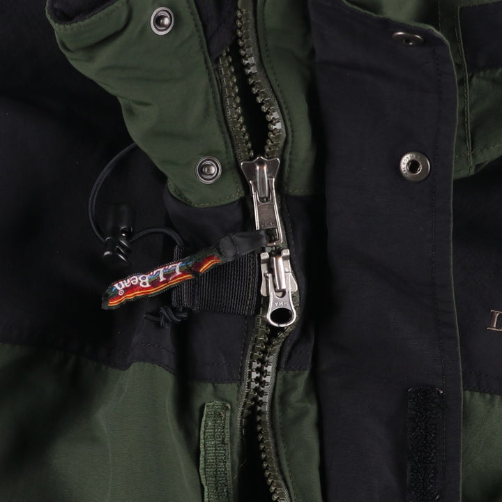 90s-00'S LLBean Padded Mountain Jacket, Shell Jacket, Puffer Jacket, Men's Size M Nylon black type Vintage Second Hand