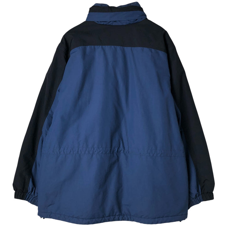 90s-00'S LLBean Padded Mountain Jacket, Shell Jacket, Puffer Jacket, Men's XXL Nylon Navy blue Vintage Second Hand