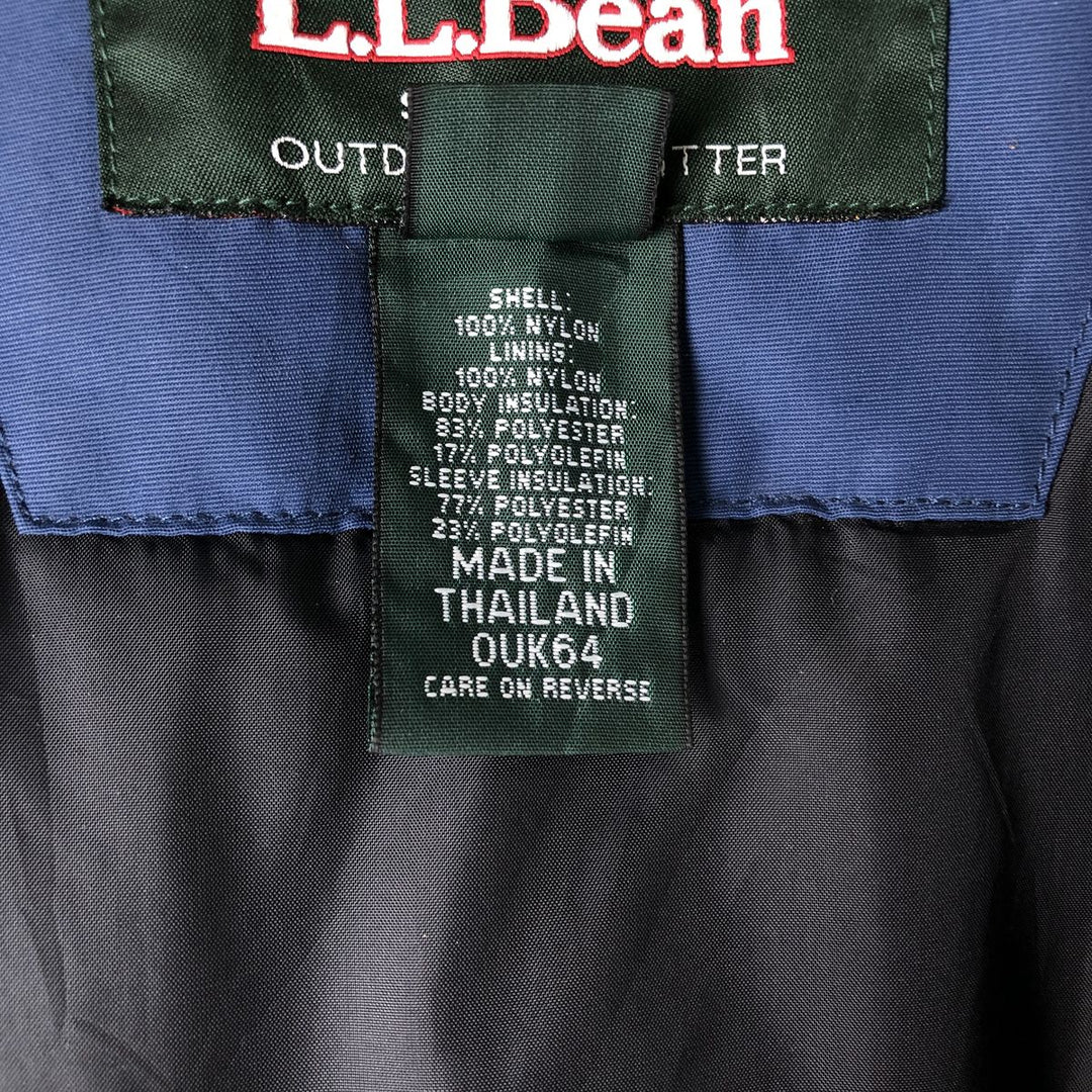 90s-00'S LLBean Padded Mountain Jacket, Shell Jacket, Puffer Jacket, Men's XXL Nylon Navy blue Vintage Second Hand