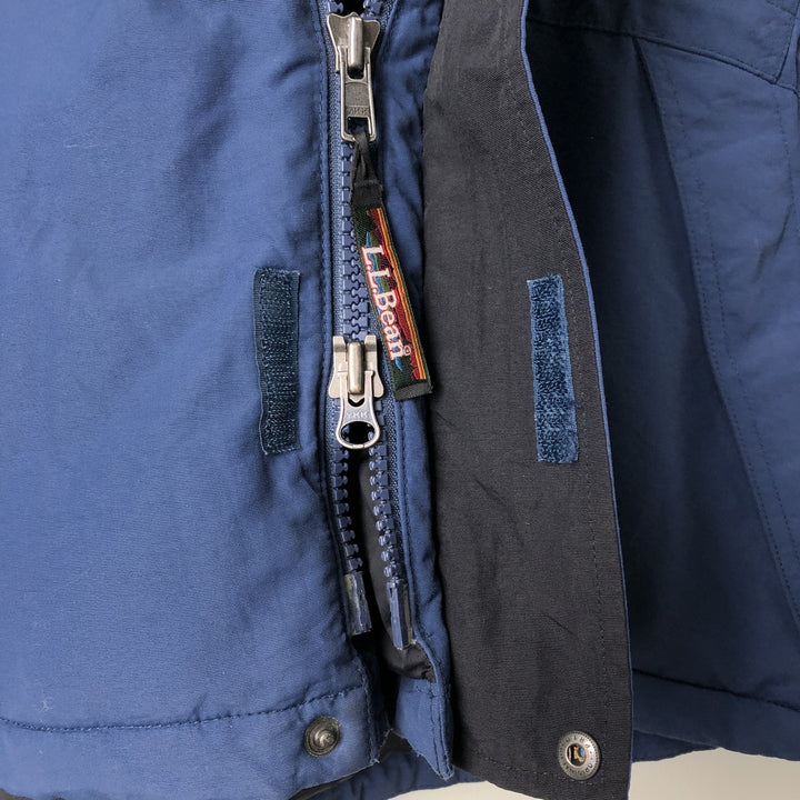 90s-00'S LLBean Padded Mountain Jacket, Shell Jacket, Puffer Jacket, Men's XXL Nylon Navy blue Vintage Second Hand