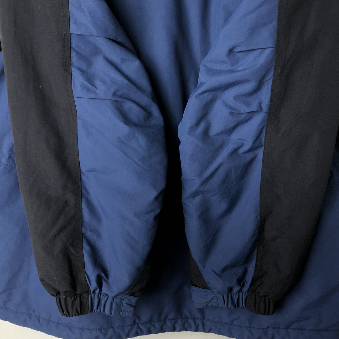 90s-00'S LLBean Padded Mountain Jacket, Shell Jacket, Puffer Jacket, Men's XXL Nylon Navy blue Vintage Second Hand