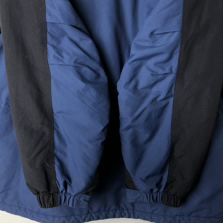 90s-00'S LLBean Padded Mountain Jacket, Shell Jacket, Puffer Jacket, Men's XXL Nylon Navy blue Vintage Second Hand
