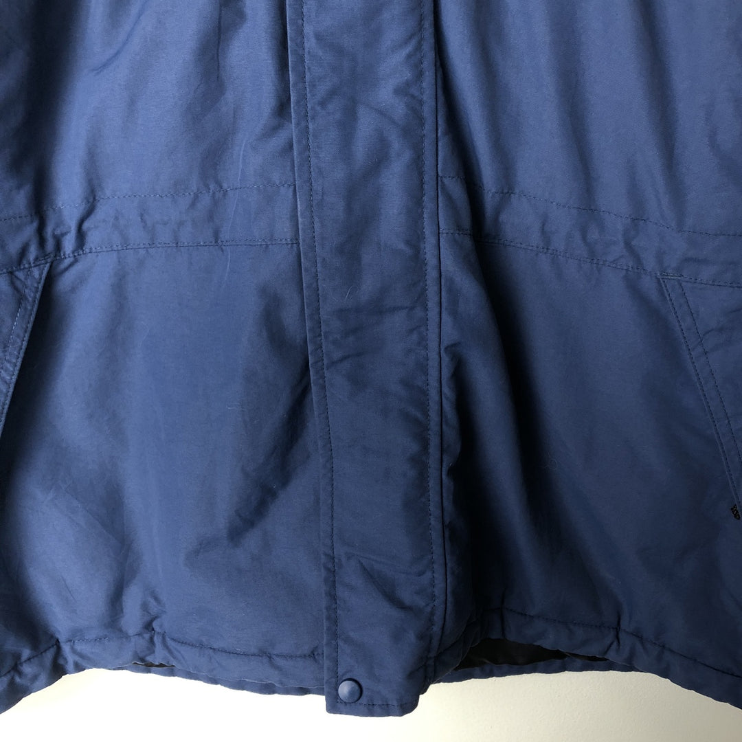 90s-00'S LLBean Padded Mountain Jacket, Shell Jacket, Puffer Jacket, Men's XXL Nylon Navy blue Vintage Second Hand