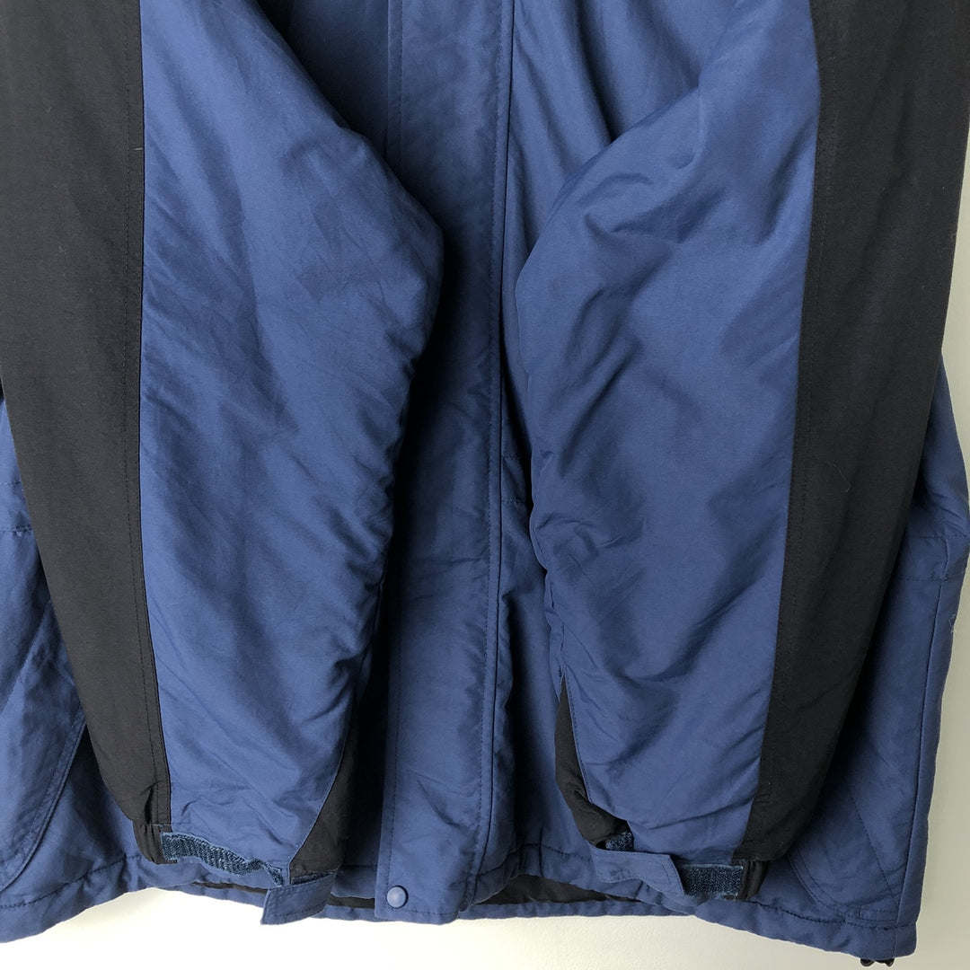 90s-00'S LLBean Padded Mountain Jacket, Shell Jacket, Puffer Jacket, Men's XXL Nylon Navy blue Vintage Second Hand