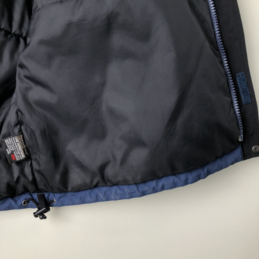 90s-00'S LLBean Padded Mountain Jacket, Shell Jacket, Puffer Jacket, Men's XXL Nylon Navy blue Vintage Second Hand