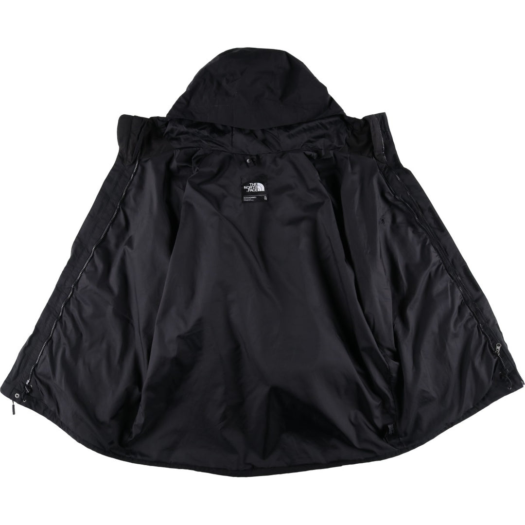 The North Face DRYVENT Mountain Parka Shell Jacket, Men's XL Nylon black type Vintage Second Hand