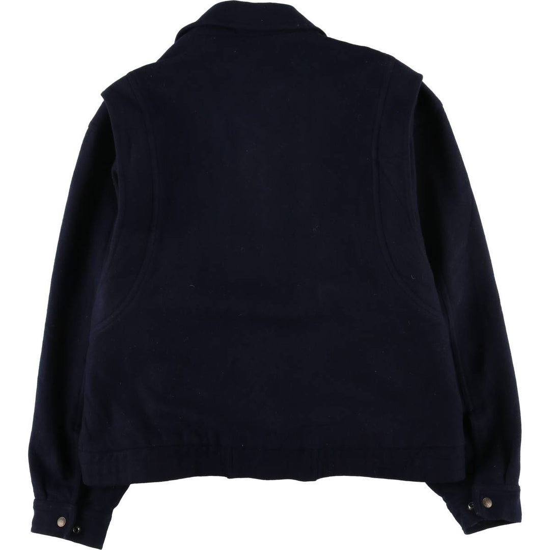 Vintage DI MAGGIO wool jacket, men's size XL wool navy blue type Vintage Second Hand