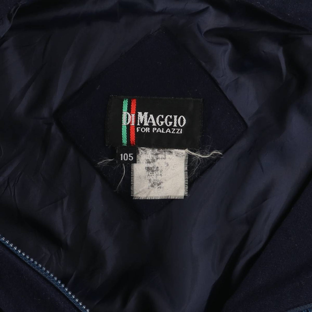 Vintage DI MAGGIO wool jacket, men's size XL wool navy blue type Vintage Second Hand