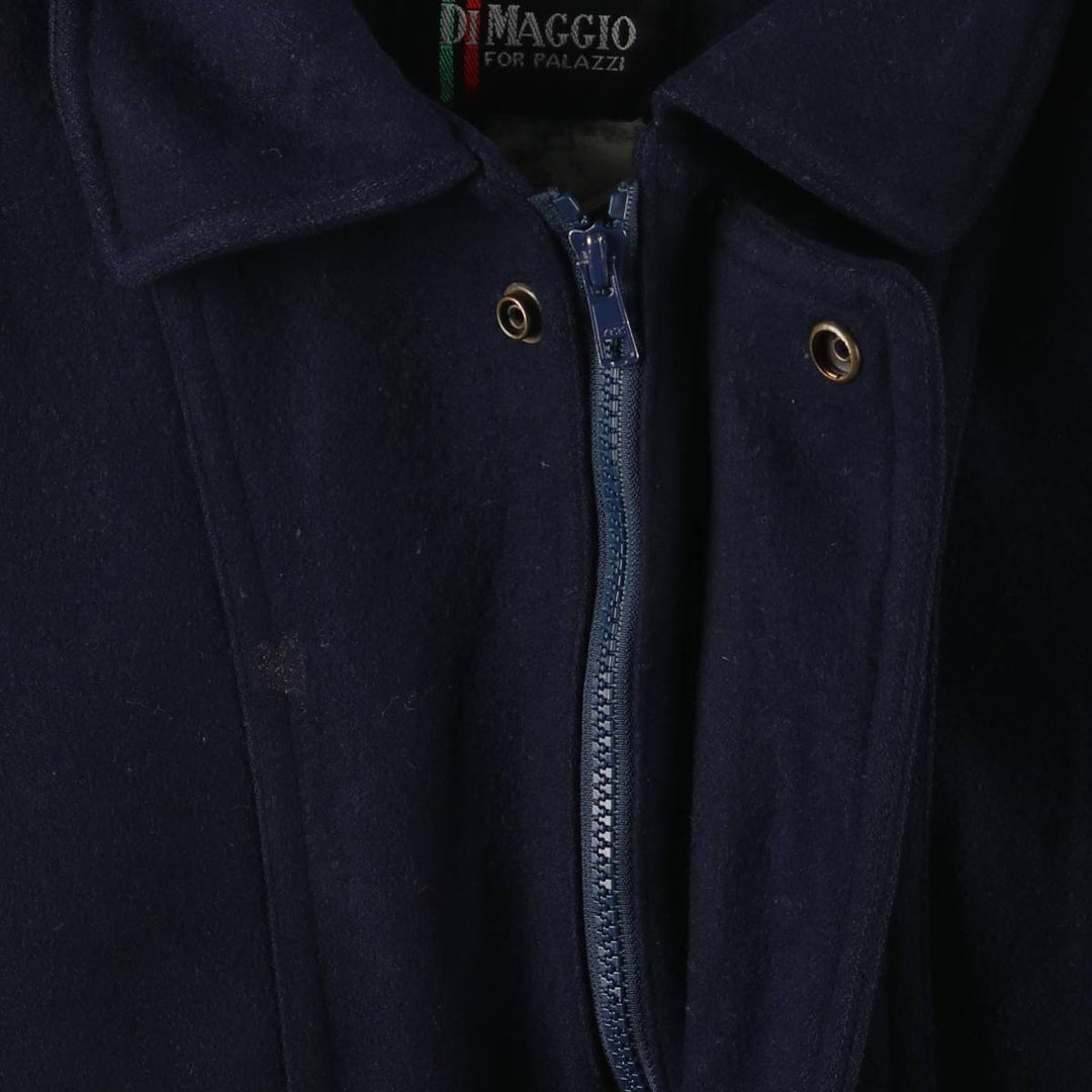 Vintage DI MAGGIO wool jacket, men's size XL wool navy blue type Vintage Second Hand