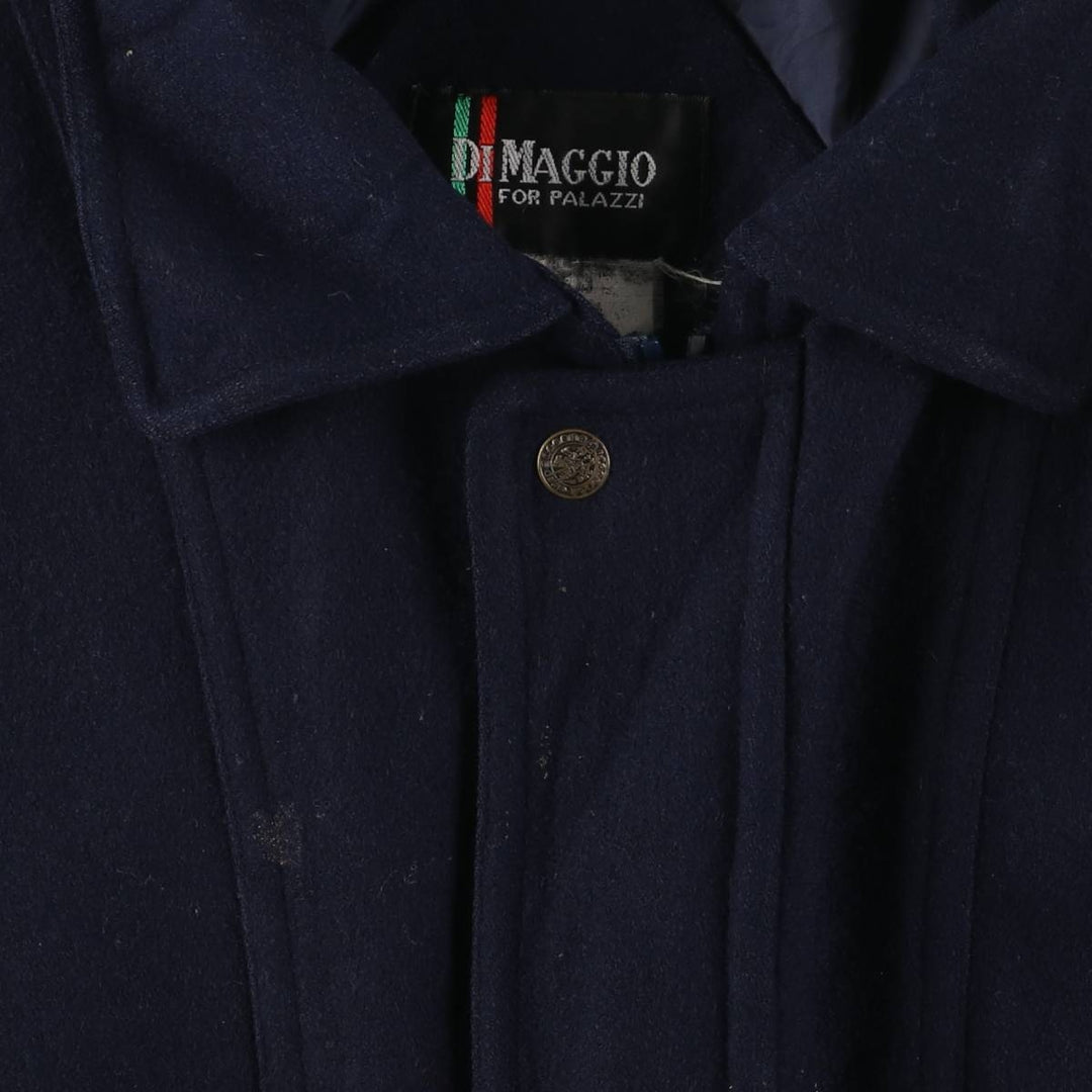 Vintage DI MAGGIO wool jacket, men's size XL wool navy blue type Vintage Second Hand