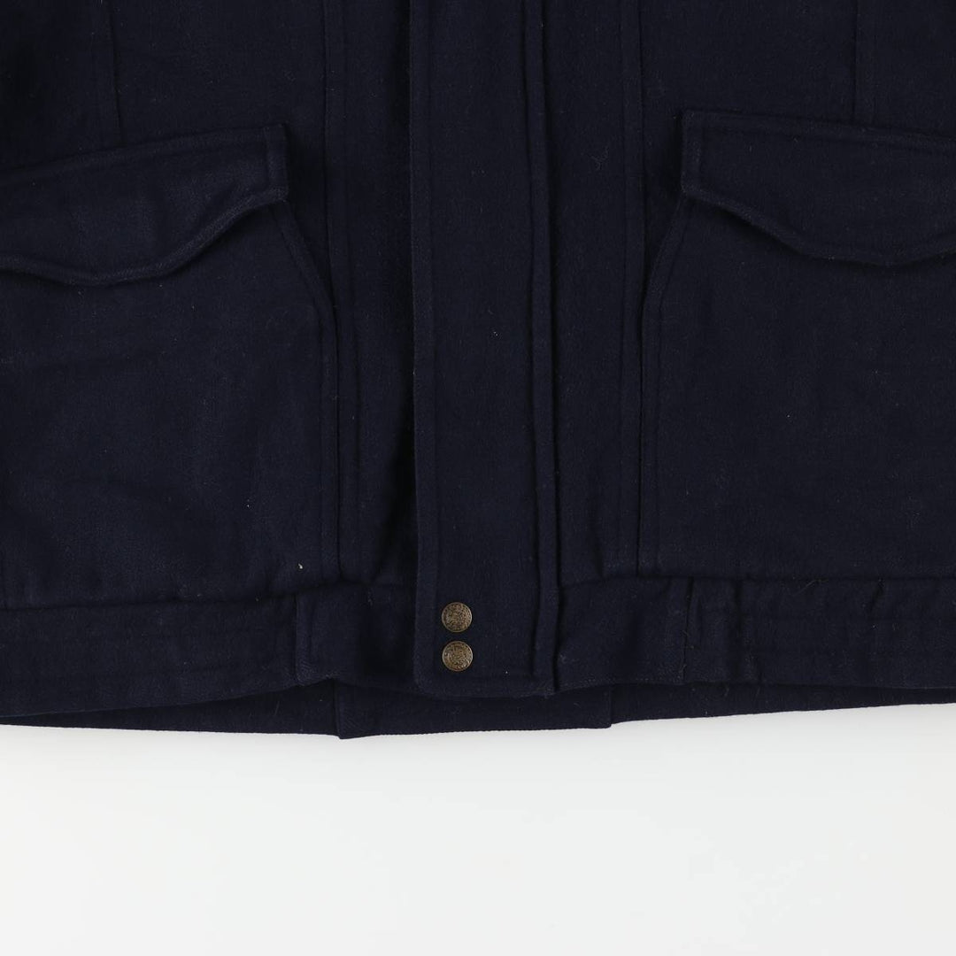 Vintage DI MAGGIO wool jacket, men's size XL wool navy blue type Vintage Second Hand