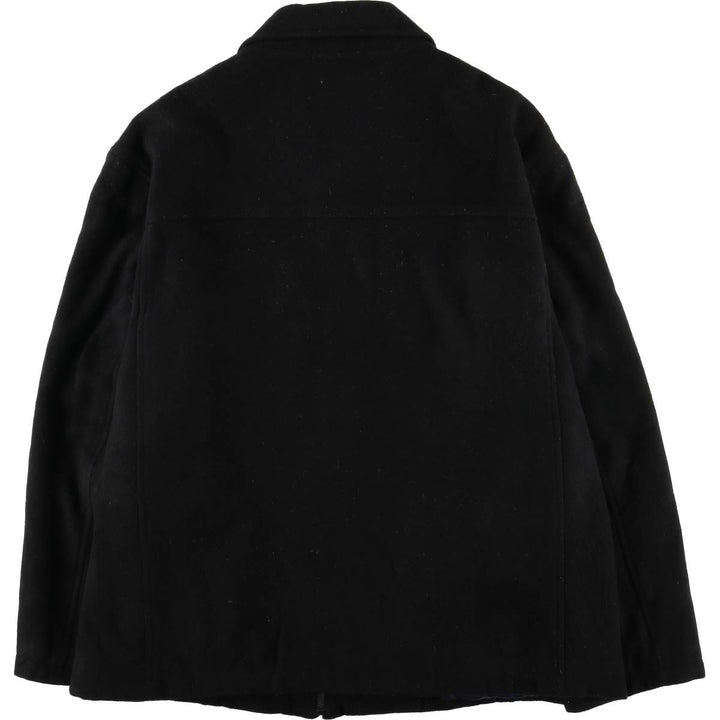 Dockers padded wool sports jacket, men's size XL wool black type Vintage Second Hand