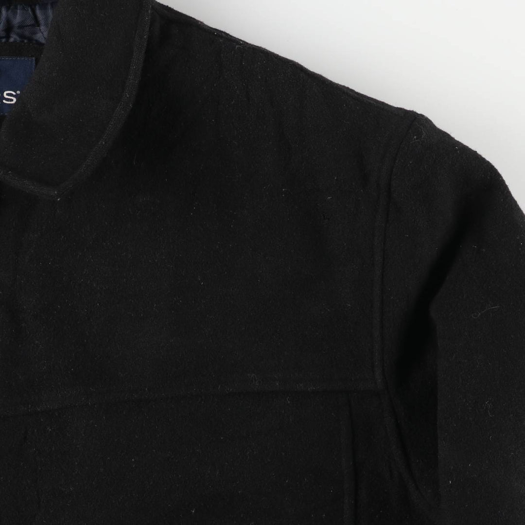 Dockers padded wool sports jacket, men's size XL wool black type Vintage Second Hand