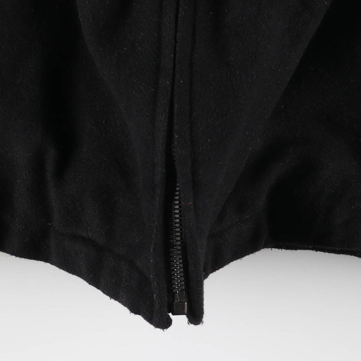 Dockers padded wool sports jacket, men's size XL wool black type Vintage Second Hand