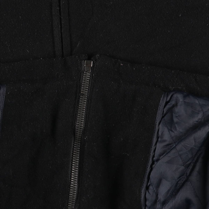 Dockers padded wool sports jacket, men's size XL wool black type Vintage Second Hand