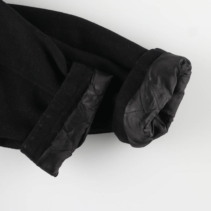 Dockers padded wool sports jacket, men's size XL wool black type Vintage Second Hand