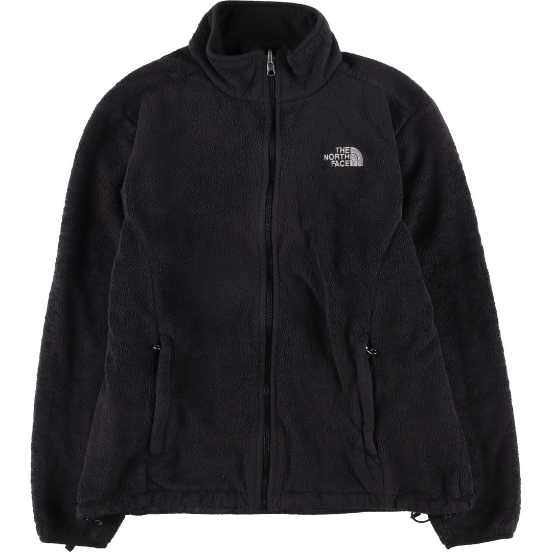 The North Face Women's Fleece Jacket, Size M polyester black type Vintage Second Hand