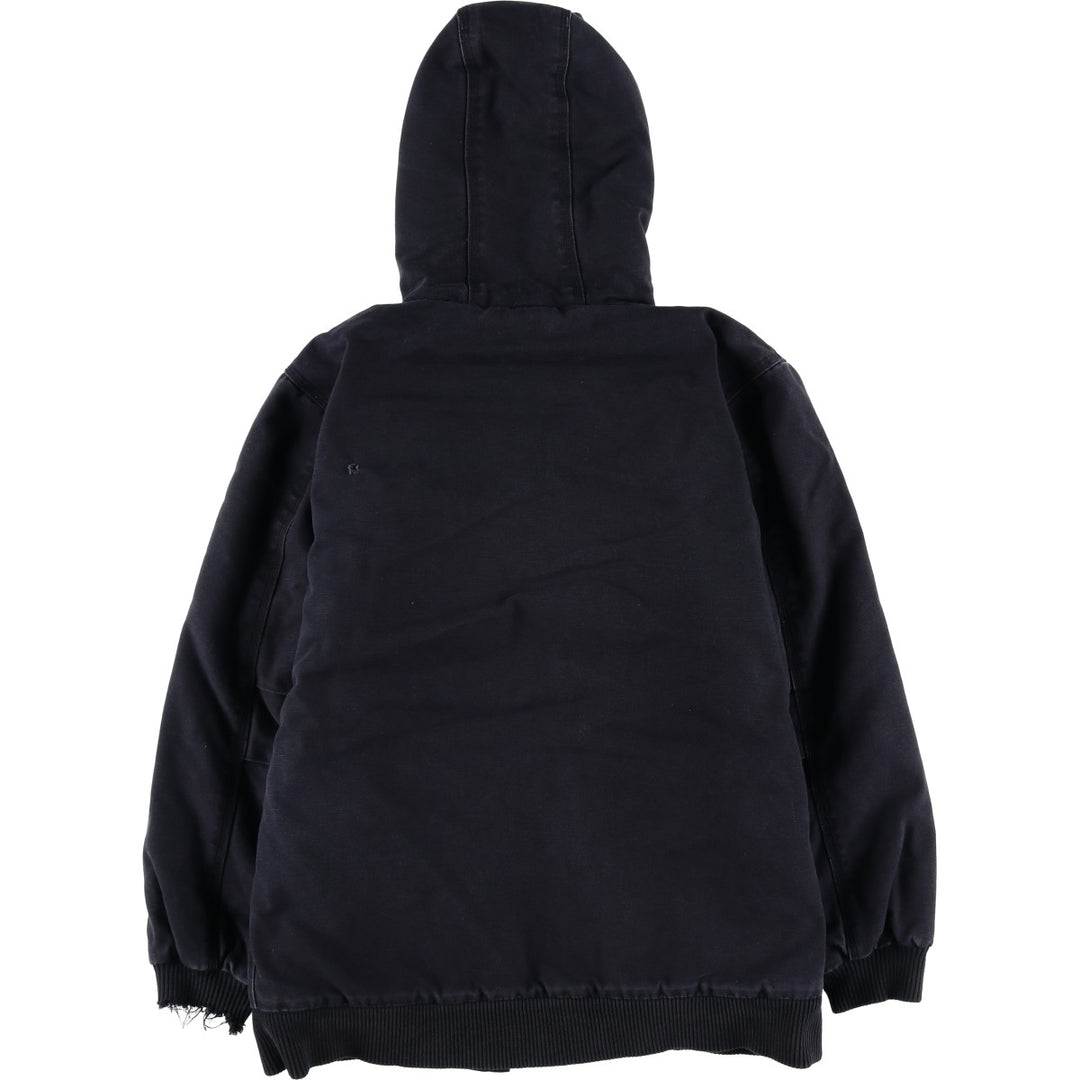 Carhartt Active Jacket, Padded Duck Full-Zip Hoodie, Women's, Size XL cotton Charcoal Vintage Second Hand